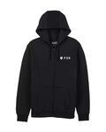 FOX póló - ABSOLUTE FLEECE ZIP - fekete