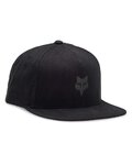 FOX Kerékpáros sapka - FOX HEAD SNAPBACK - fekete