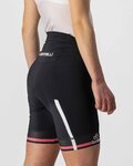 CASTELLI Rövid kerékpáros nadrág kantár nélkül - GIRO D'ITALIA 2024 W - fekete/rózsaszín