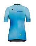 GOBIK Rövid ujjú kerékpáros mez - STARK ZIRCON LADY - kék/világoskék