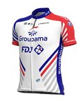 ALÉ Rövid ujjú kerékpáros mez - GROUPAMA FDJ 2020 - kék/piros/fehér
