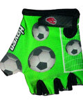 HAVEN Kerékpáros kesztyű rövid ujjal - DREAM KIDS - zöld/fehér/fekete