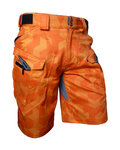 HAVEN Rövid kerékpáros nadrág kantár nélkül - CUBES NEO - narancssárga
