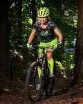 HAVEN Rövid ujjú kerékpáros mez - PEARL NEO LADY MTB - fekete