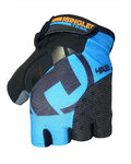 HAVEN Kerékpáros kesztyű rövid ujjal - SINGLETRAIL - fekete/kék