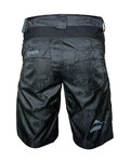 HAVEN Rövid kerékpáros nadrág kantár nélkül - WANDERER II - fekete/szürke