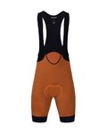 HOLOKOLO Rövid kerékpáros mez rövidnadrággal - VICTORIOUS - barna