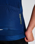 HOLOKOLO Rövid ujjú kerékpáros mez - VICTORIOUS GOLD - kék