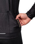 HOLOKOLO Hosszú ujjú kerékpáros mez - PHANTOM WINTER - fekete