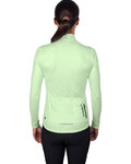 HOLOKOLO Hosszú ujjú kerékpáros mez - PHANTOM LADY WINTER - világoszöld
