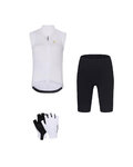 RIVANELLE Kerékpáros mega szett - PURE - fehér/fekete