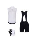 RIVANELLE Kerékpáros mega szett - PURE - fekete/fehér