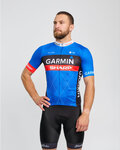 BONAVELO Rövid kerékpáros mez rövidnadrággal - GARMIN SHARP - kék/fekete