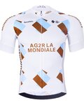 BONAVELO Rövid kerékpáros mez rövidnadrággal - AG2R LA MONDIALE - fekete/színes