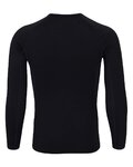 HOLOKOLO Hosszú ujjú kerékpáros póló - WINTER BASE LAYER - fekete