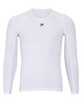 HOLOKOLO Hosszú ujjú kerékpáros póló - WINTER BASE LAYER - fehér