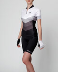 HOLOKOLO Rövid kerékpáros mez rövidnadrággal - NEW NEUTRAL LADY - fekete/fehér