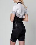 HOLOKOLO Rövid kerékpáros mez rövidnadrággal - NEW NEUTRAL LADY - fekete/fehér