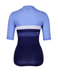 HOLOKOLO Rövid kerékpáros mez rövidnadrággal - SPORTY LADY - világoskék/kék/fekete