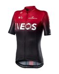 CASTELLI Rövid ujjú kerékpáros mez - INEOS 2020 LADY - fekete/piros