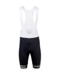 AGU Rövid kerékpáros nadrág kantárral - JUMBO-VISMA 2019 - fekete