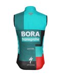 LE COL Kerékpáros mellény - BORA HANSGROHE 2022 - piros/fekete/zöld