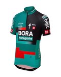 LE COL Rövid ujjú kerékpáros mez - BORA HANSGROHE 23 K - zöld/szürke