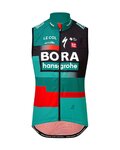 LE COL Kerékpáros mellény - BORA HANSGROHE 2023 REPLICA SPORT - zöld/fekete/piros