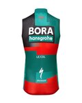 LE COL Kerékpáros mellény - BORA HANSGROHE 2023 REPLICA SPORT - zöld/fekete/piros