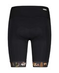 MALOJA Rövid kerékpáros nadrág kantár nélkül - GANESM. 1/2 LADY - fekete