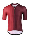 MONTON Rövid ujjú kerékpáros mez - INK PAINTING - piros