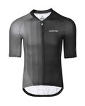 MONTON Rövid ujjú kerékpáros mez - INK PAINTING - fekete/szürke