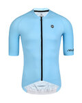 MONTON Rövid ujjú kerékpáros mez - FAKIE - világoskék
