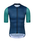 MONTON Rövid ujjú kerékpáros mez - CHECHEN - kék/zöld