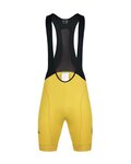 MONTON Rövid kerékpáros nadrág kantárral - SKULL - sárga