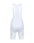 MONTON Rövid kerékpáros nadrág kantárral - SKULL LADY - fehér