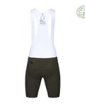 MONTON Rövid kerékpáros nadrág kantárral - PRO SPEEDA  - zöld
