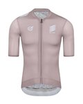 MONTON Rövid ujjú kerékpáros mez - SKULL III - rózsaszín/fehér