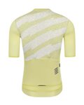 MONTON Rövid ujjú kerékpáros mez - SKULL III - sárga/fehér