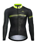 MONTON Hosszú ujjú kerékpáros mez - SHARP LIGHT WINTER - sárga/fekete