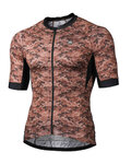 MONTON Rövid ujjú kerékpáros mez - CALOFLAGE - barna