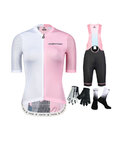 MONTON Kerékpáros mega szett - BACK SHADOW LADY - fekete/fehér/rózsaszín