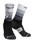 MONTON Klasszikus kerékpáros zokni - VALLS 2  - fehér/fekete
