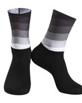 MONTON Klasszikus kerékpáros zokni - SUNGLOW - szürke/fekete