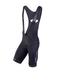 NALINI Rövid kerékpáros nadrág kantárral - AIS SCATTO 2.0 - fekete