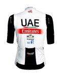 PISSEI Rövid ujjú kerékpáros mez - UAE TEAM EMIRATES 23 - fehér/piros/fekete