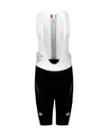 PISSEI Rövid kerékpáros nadrág kantárral - UAE TEAM EMIRATES 2024 - fekete