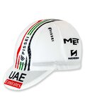 PISSEI Kerékpáros sapka - UAE TEAM EMIRATES 2024 - fehér/fekete