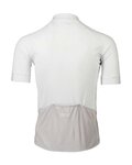 POC Rövid ujjú kerékpáros mez - ESSENTIAL ROAD LOGO - fehér/szürke