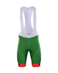 BONAVELO Rövid kerékpáros nadrág kantárral - BARDIANI 2017 - zöld